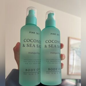2X Pink Sky Coconut Sea Salt Body Oil 8.11 fl oz 240ml